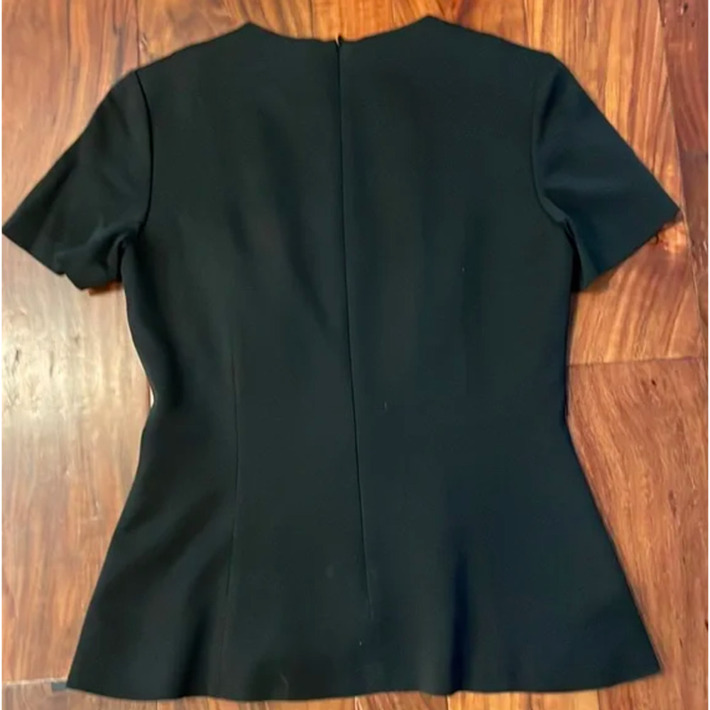 Theory Korla Fountain Black Blouse - Picture 4 of 4